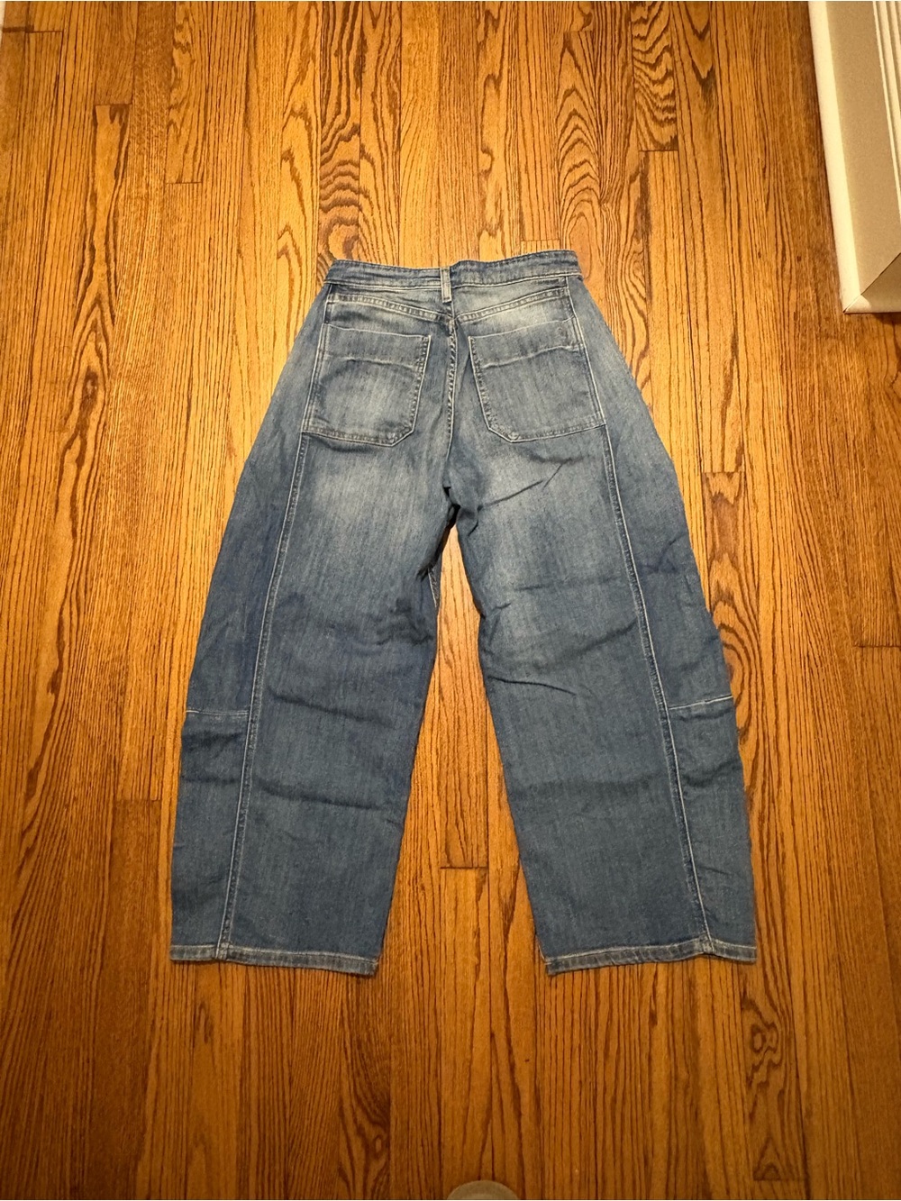 Pilcro Women’s Washed Blue Flare Jeans - Picture 3 of 4